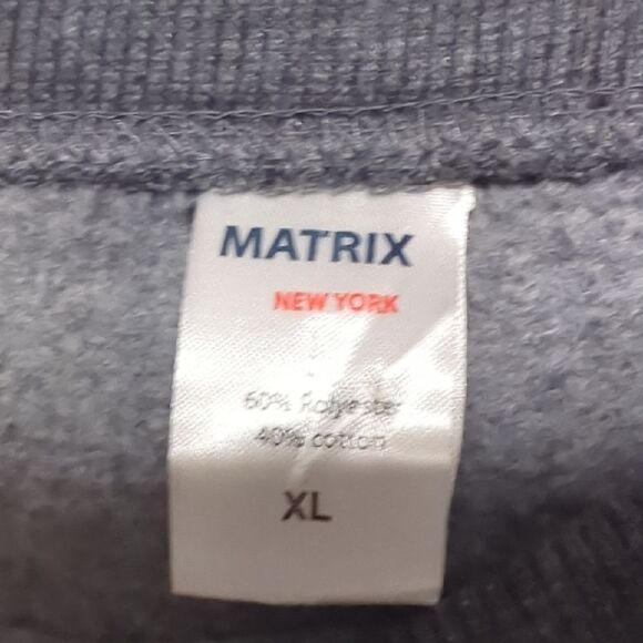 Gray NYC Embroidered Crewneck Sweatshirt - Picture 3 of 3